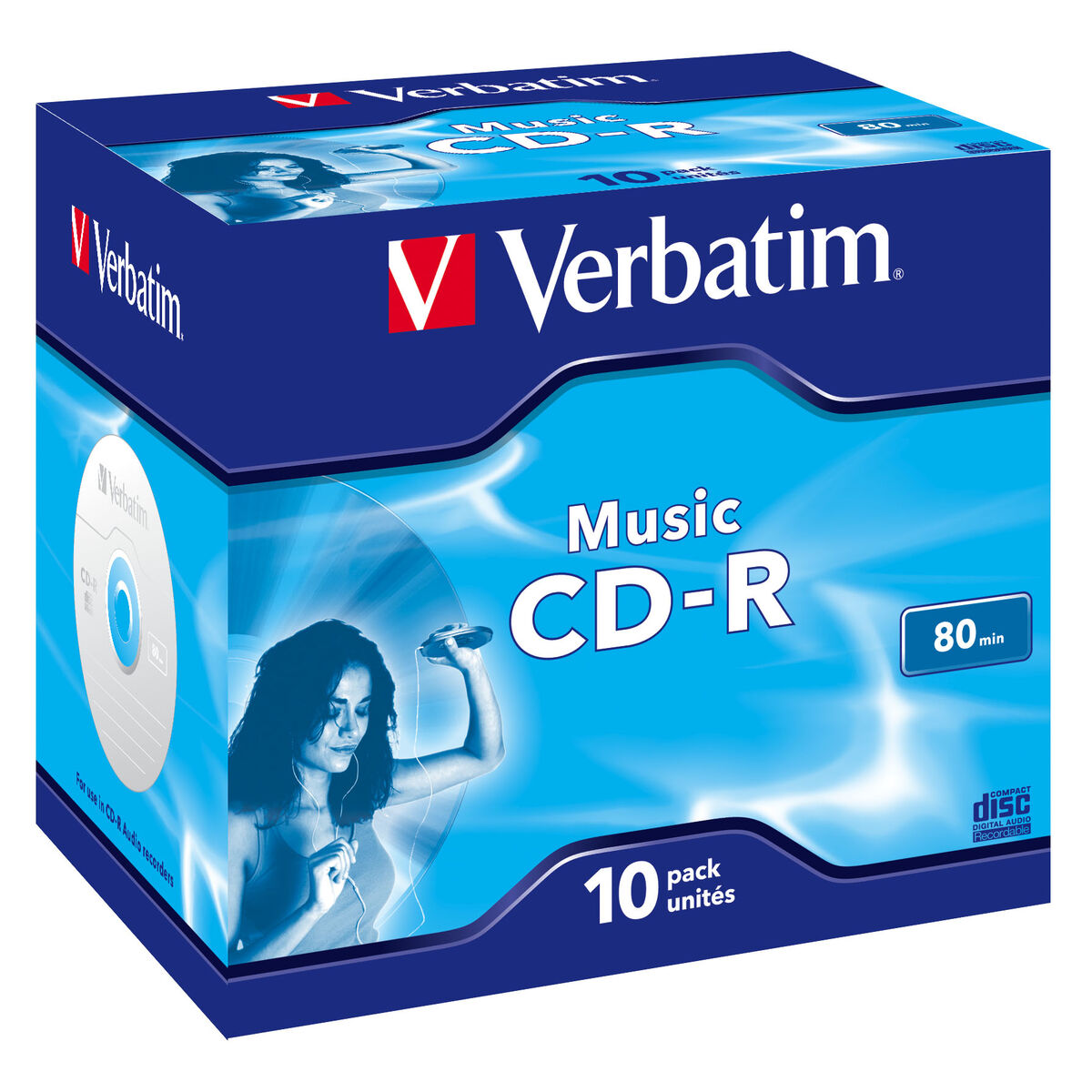 CD-R Verbatim Music 10 Unități 80' 16x