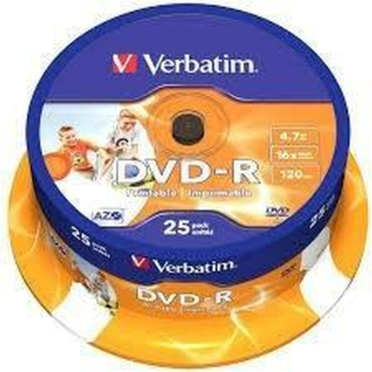DVD-R Verbatim    25 Unități 16x 4,7 GB