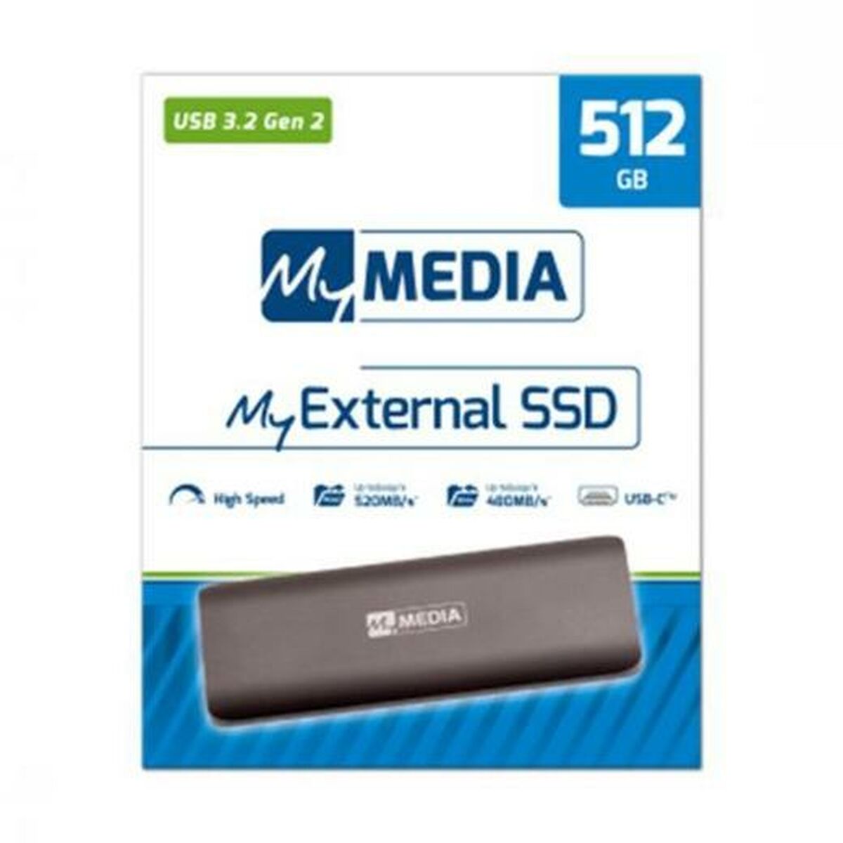 Memorie USB Verbatim My Media Negru 512 GB