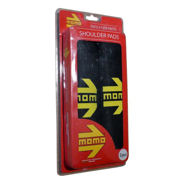 Safety Belt Pads Momo SHP001B (2 uds) Negru