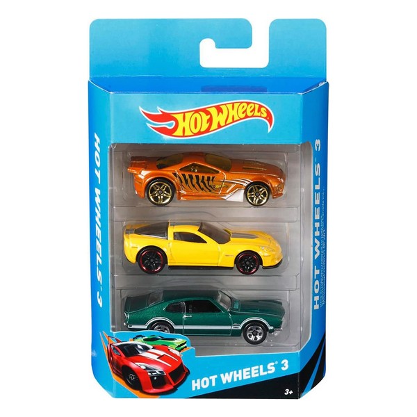 Set de Jucării cu Vehicule Hot Wheels Metal (3 Pcs)