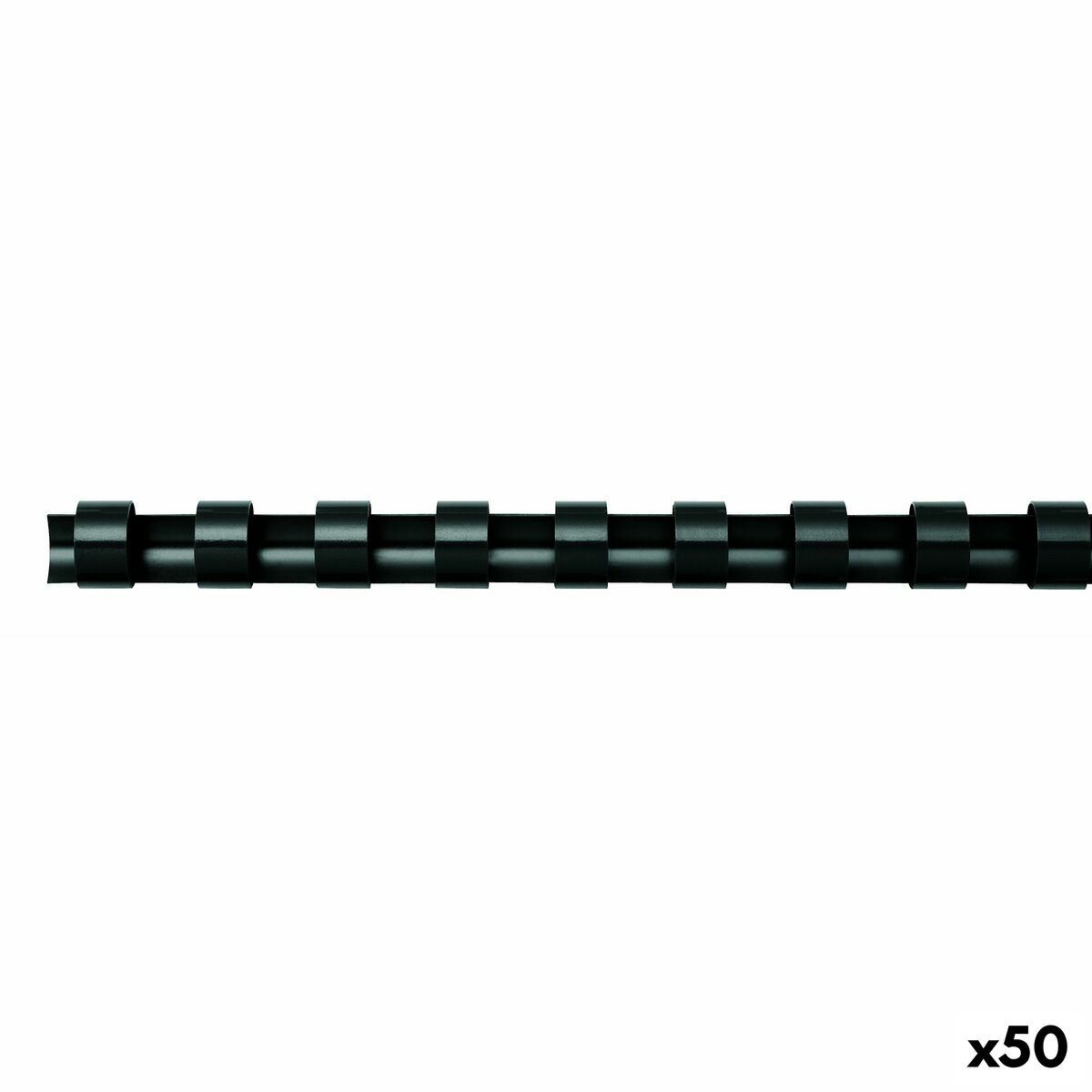 Spirale Fellowes 50 Unități Legare Negru 38 mm PVC