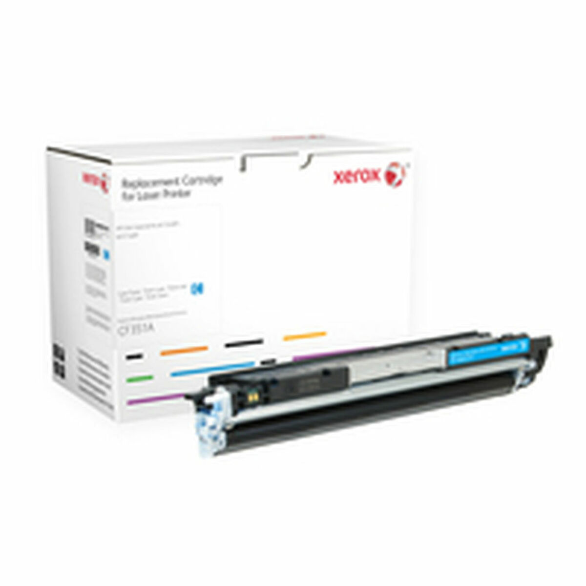 Cartuș cu Cerneală Originală Xerox Cartucho de tóner cian. Equivalente a HP CF351A. Compatible con HP Colour LaserJet Pro M176 M