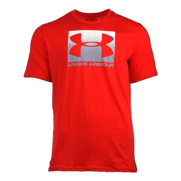 Tricou cu Mânecă Scurtă Bărbați Under Armour Boxed Sportstyle - Culoare Roșu Mărime L