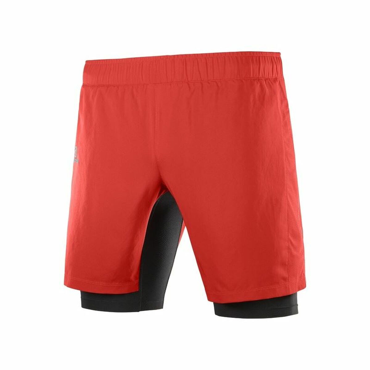 Pantalon Scurt Sport Salomon TwinSkin Roșu - Mărime S