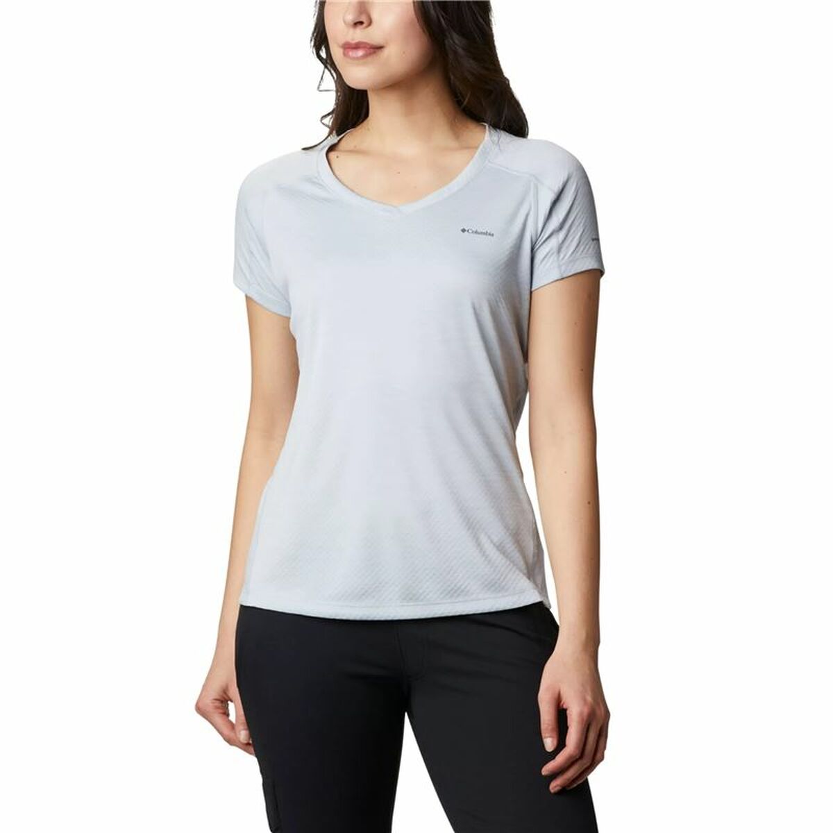 Tricou cu Mânecă Scurtă Femei Columbia Zero Rules™ Gri - Mărime L