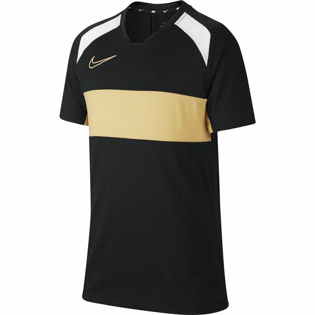 Tricou cu Mânecă Scurtă Bărbați Nike Dri-FIT Negru - Mărime 8-10 Ani