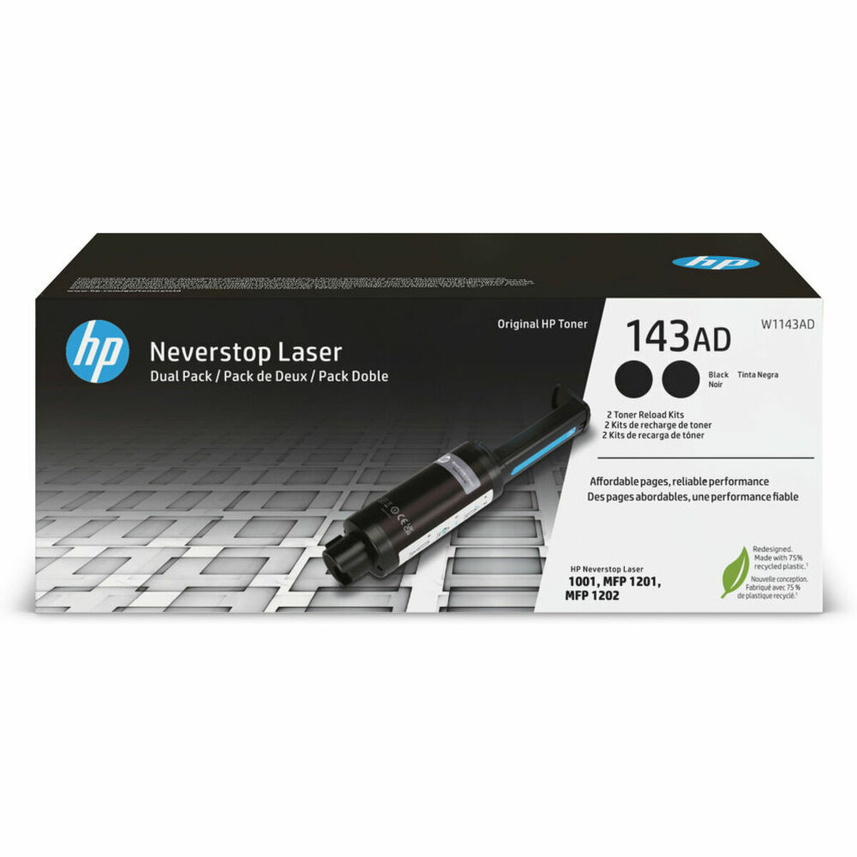 Toner HP HPW1143AD Negru