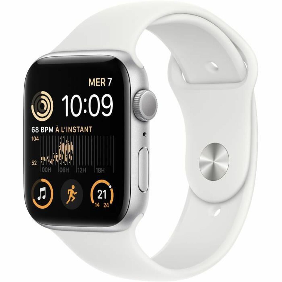 Smartwatch Apple Watch SE WatchOS 9 Alb 32 GB 4G