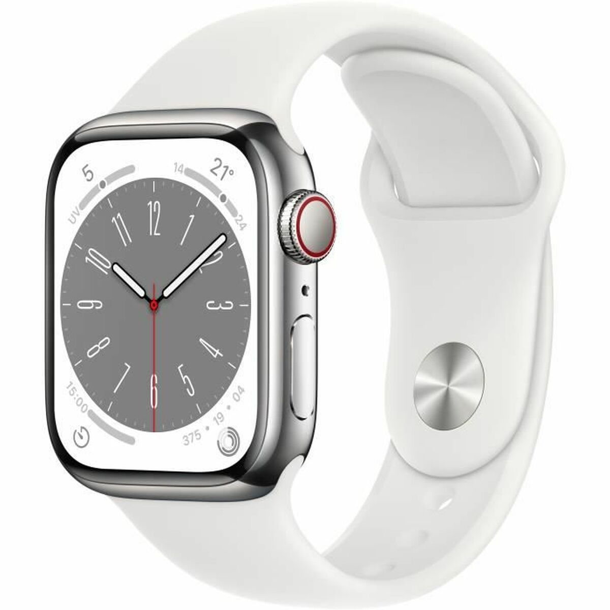 Smartwatch Apple Watch Series 8 Alb 32 GB 4G