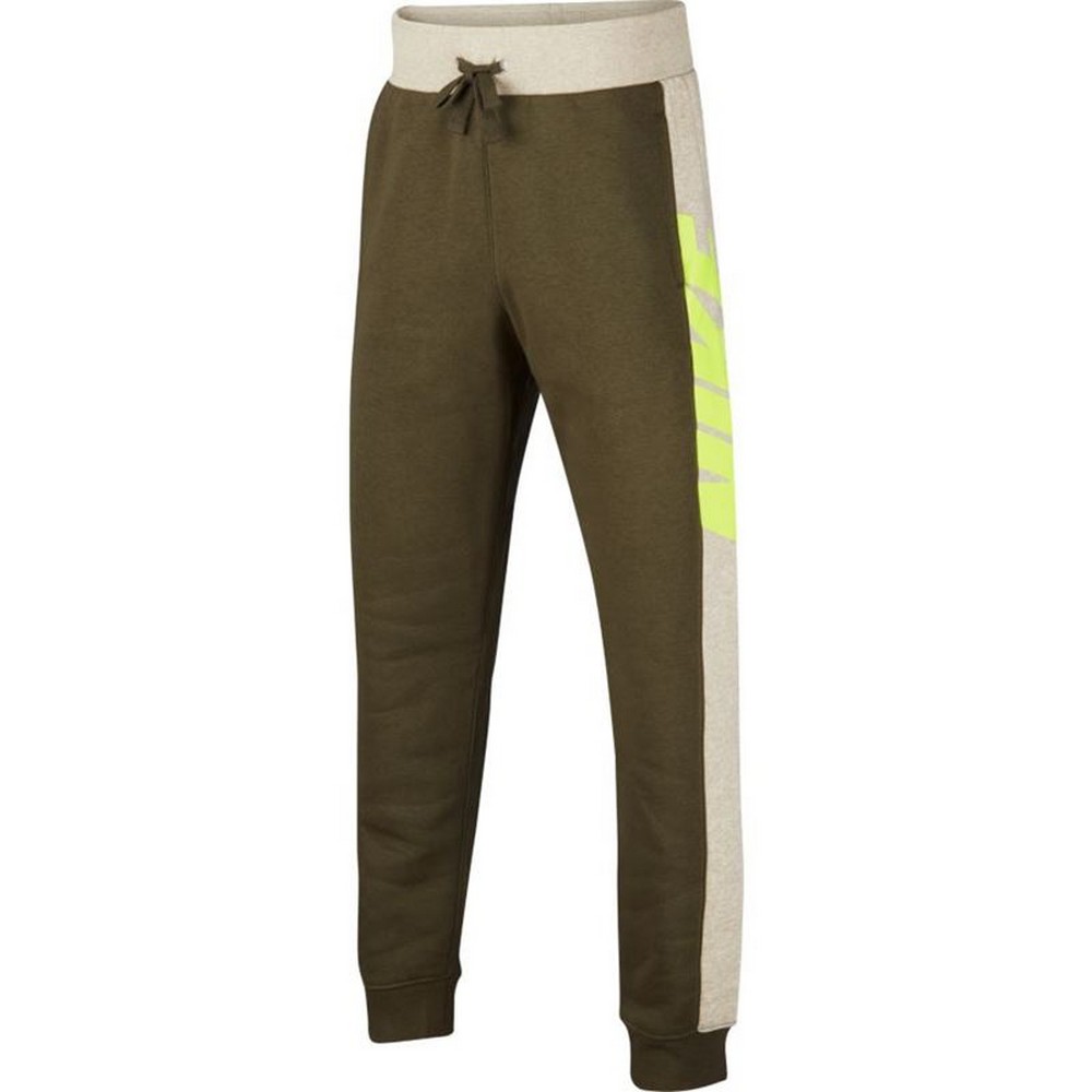 Pantaloni lungi de sport Nike Fleece Băieți Măslină - Mărime 7-8 Ani