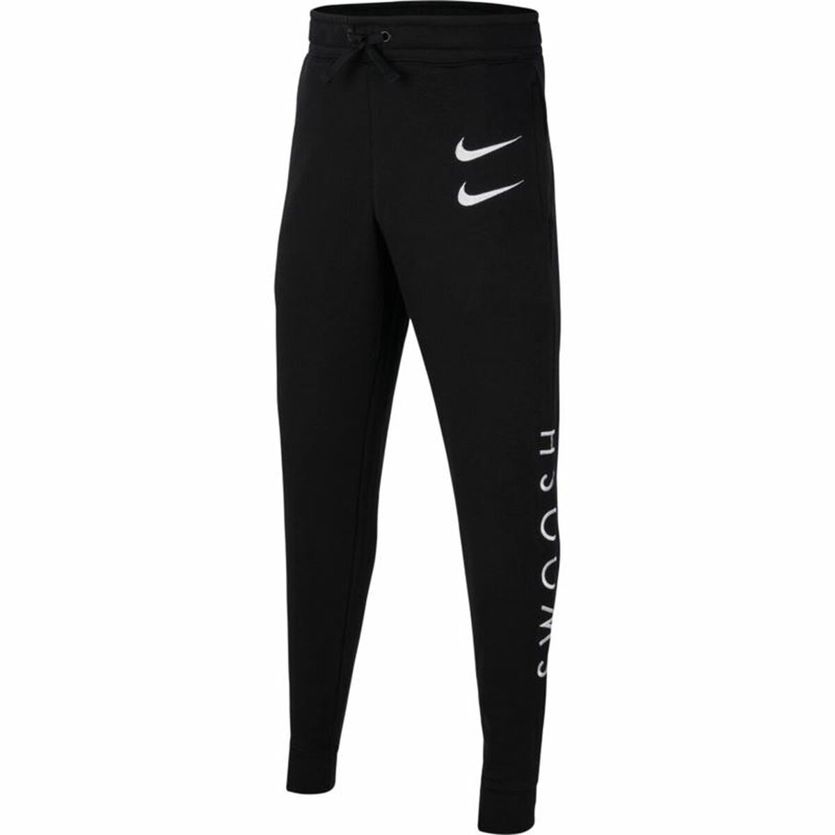 Pantaloni Sport pentru Copii Nike Swoosh Negru - Mărime 8-10 Ani