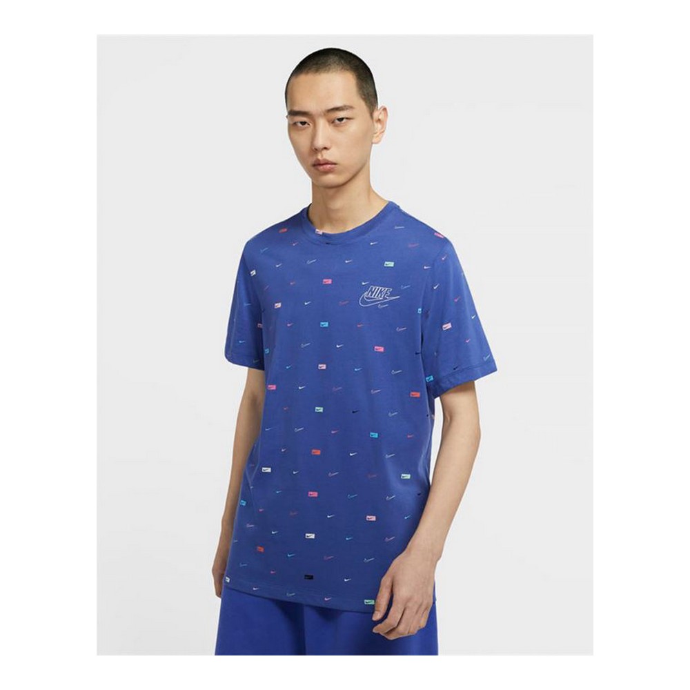 Tricou cu Mânecă Scurtă Bărbați Nike Sportswear Indigo - Mărime XS