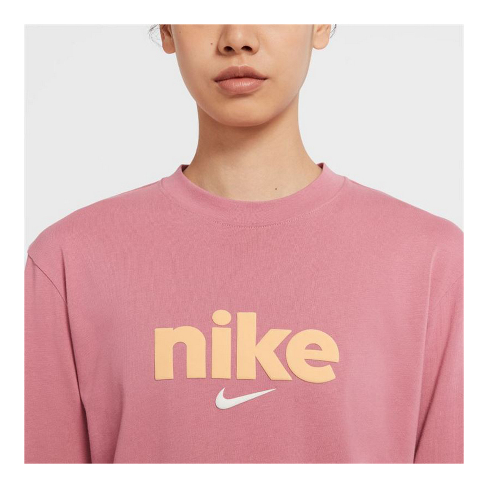 Tricou cu Mânecă Lungă de Damă Nike Crew Roz - Mărime XS