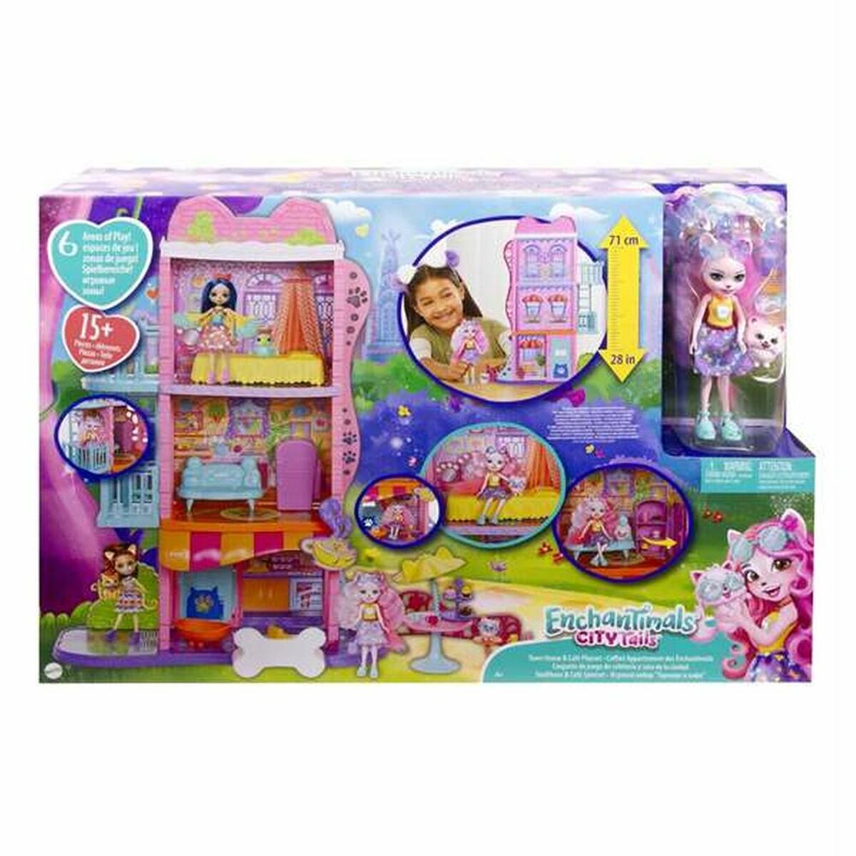 Casă de păpuși  Mattel Enchantimals de Palmer Pomeranian