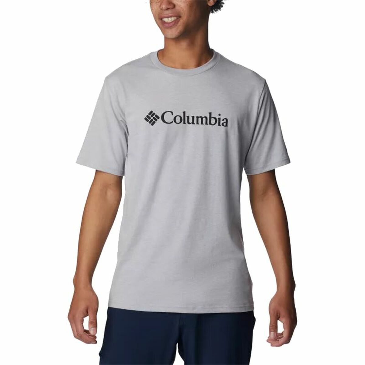Tricou cu Mânecă Scurtă Bărbați Columbia CSC Basic Logo™ Gri - Mărime S