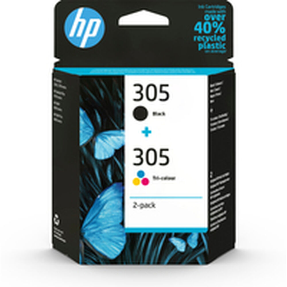 Cartuș cu Cerneală Originală HP Multipack 305 Negru Multicolor