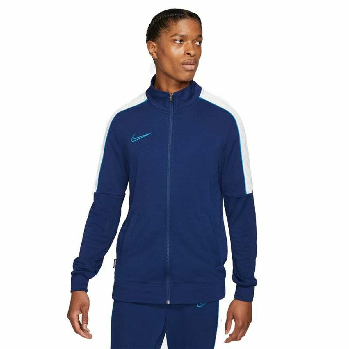 Jachetă Sport de Bărbați Nike Dri-FIT Albastru - Mărime M