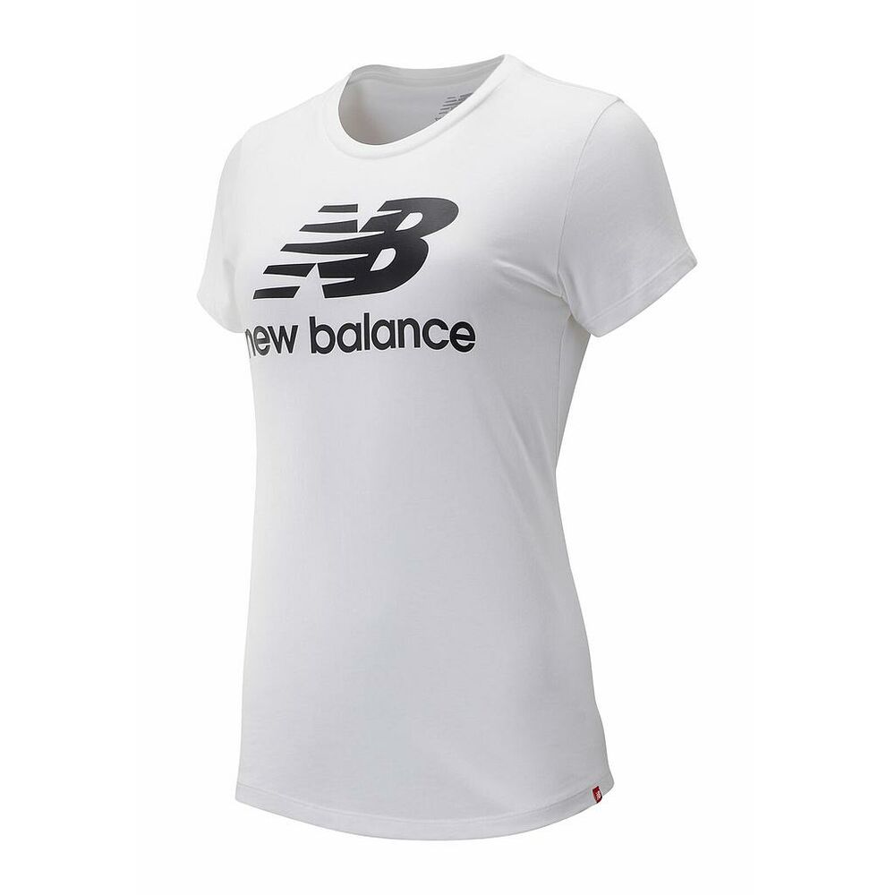 Tricou cu Mânecă Scurtă Femei New Balance Alb - Mărime S
