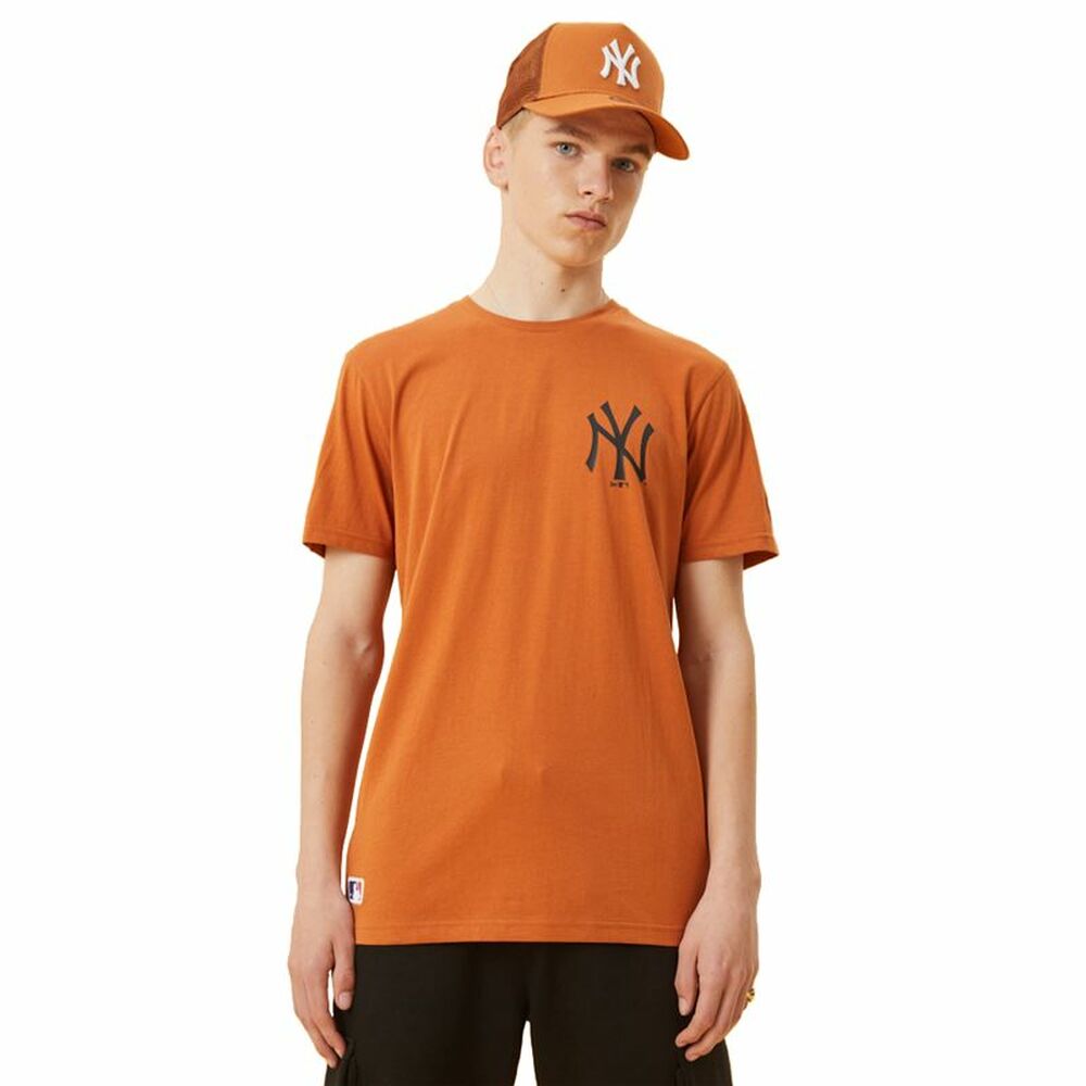 Tricou cu Mânecă Scurtă Bărbați New Era  New York Yankees Maro - Mărime XL