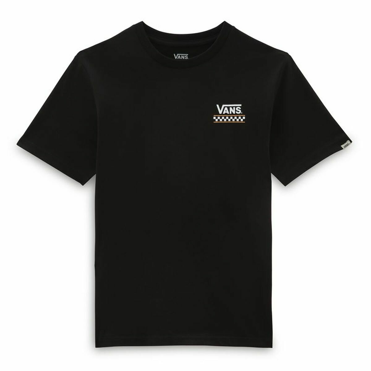 Tricou cu Mânecă Scurtă Copii Vans Stackton Negru - Mărime XL