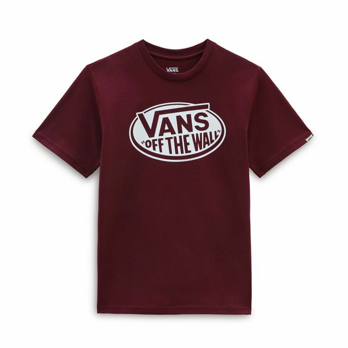 Tricou cu Mânecă Scurtă Copii Vans Classic OTW Roșu Închis - Mărime L