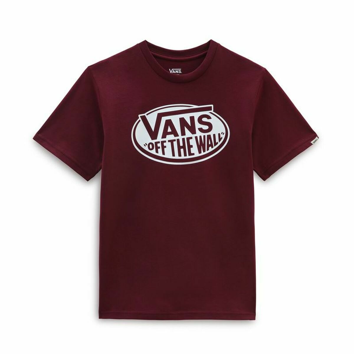 Tricou cu Mânecă Scurtă Copii Vans Classic OTW Roșu Închis - Mărime S