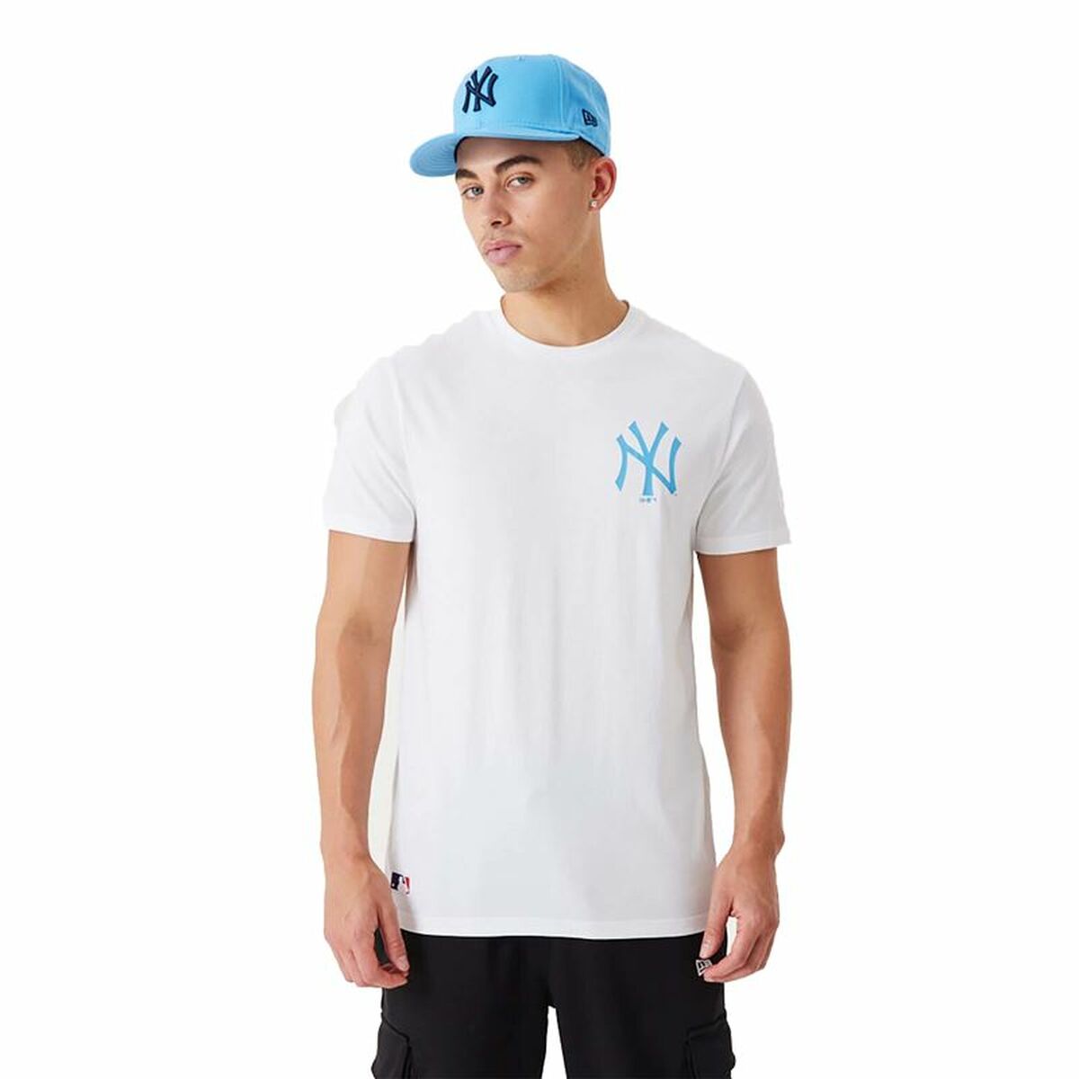 Tricou cu Mânecă Scurtă Bărbați New Era League Essentials New York Yankees. - Mărime XL