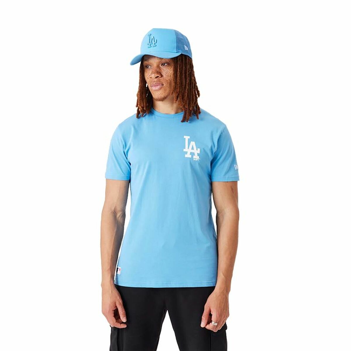 Tricou cu Mânecă Scurtă Bărbați New Era Essentials LA Dodgers - Mărime S