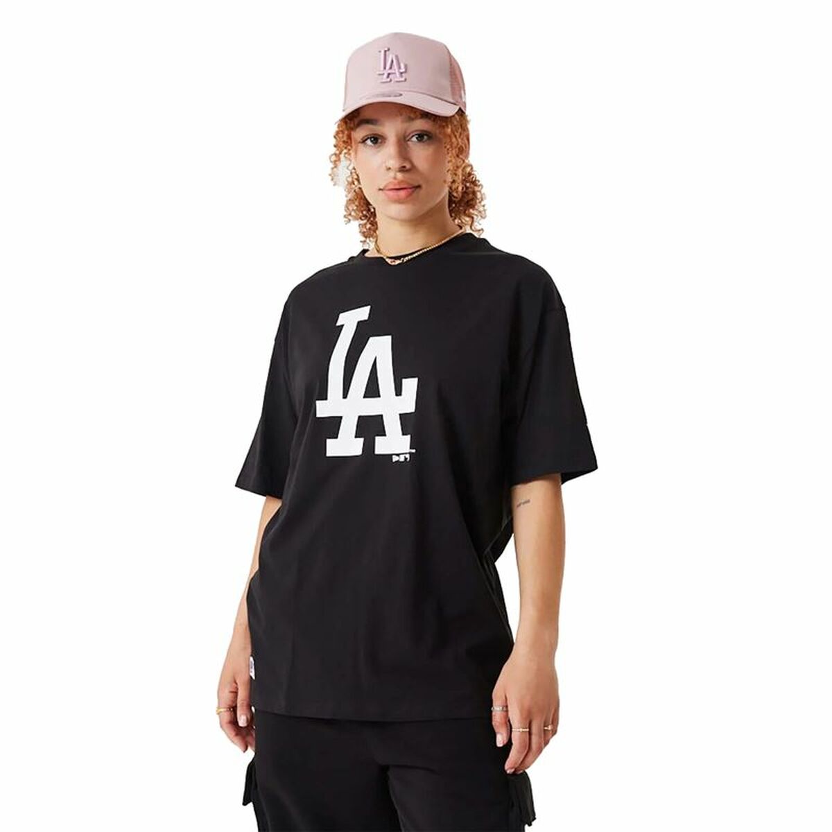 Tricou cu Mânecă Scurtă Femei New Era  Essentials LA Dodgers  Multicolor - Mărime S