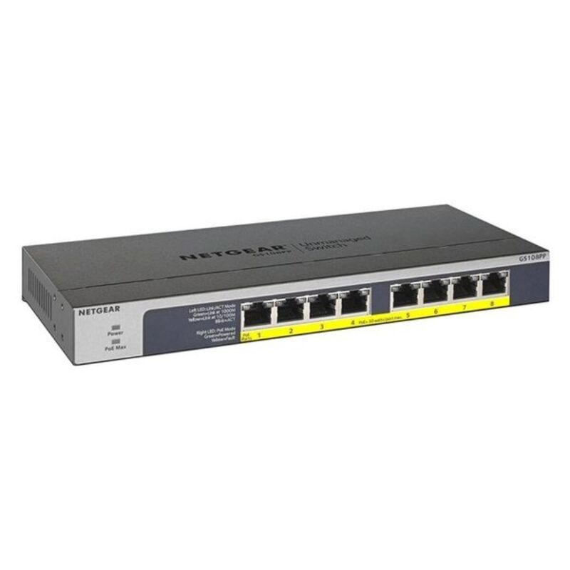 Switch de Dulap Netgear GS108PP-100EUS 16 Gbps