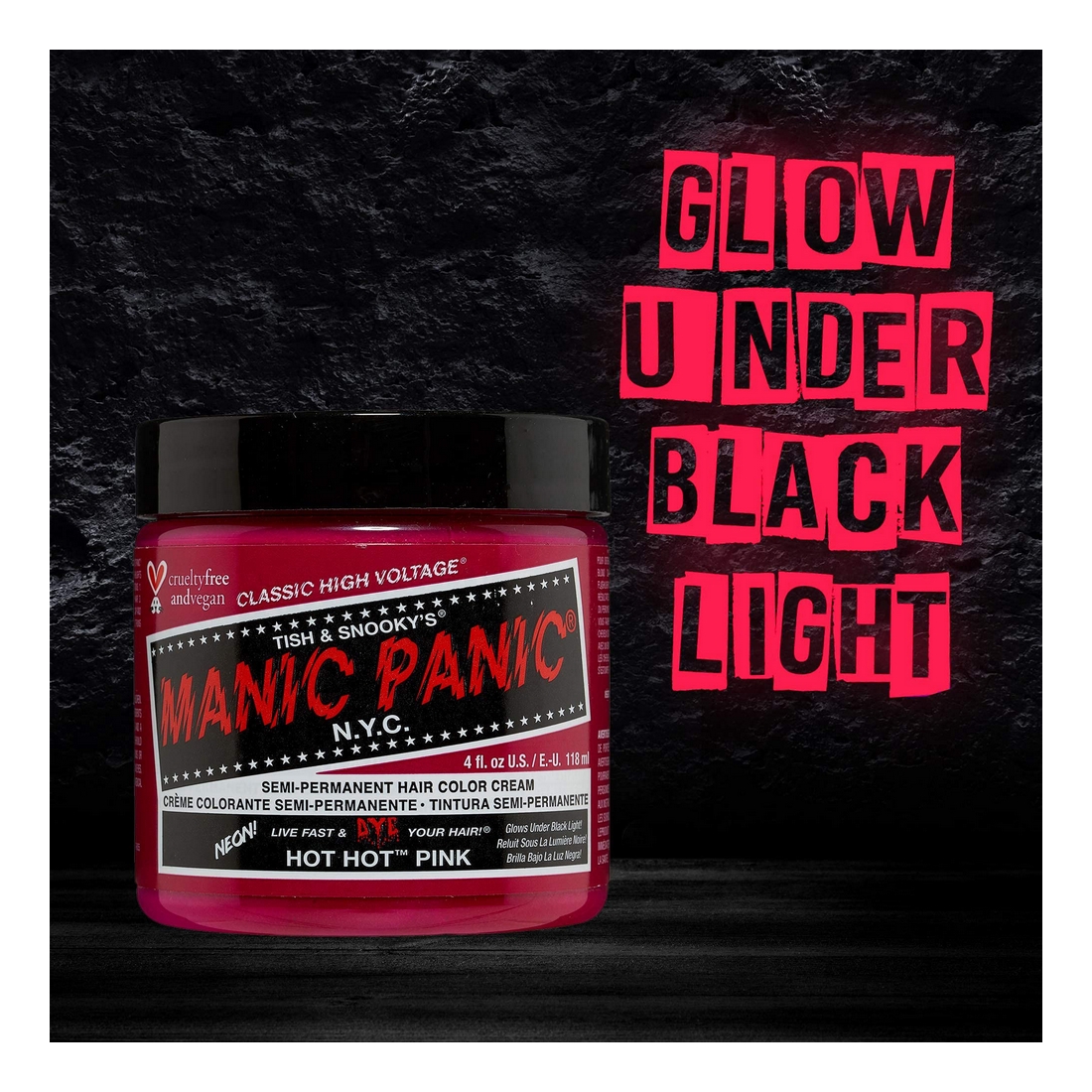 Vopsea Permanentă Classic Manic Panic Hot Hot Pink (118 ml)