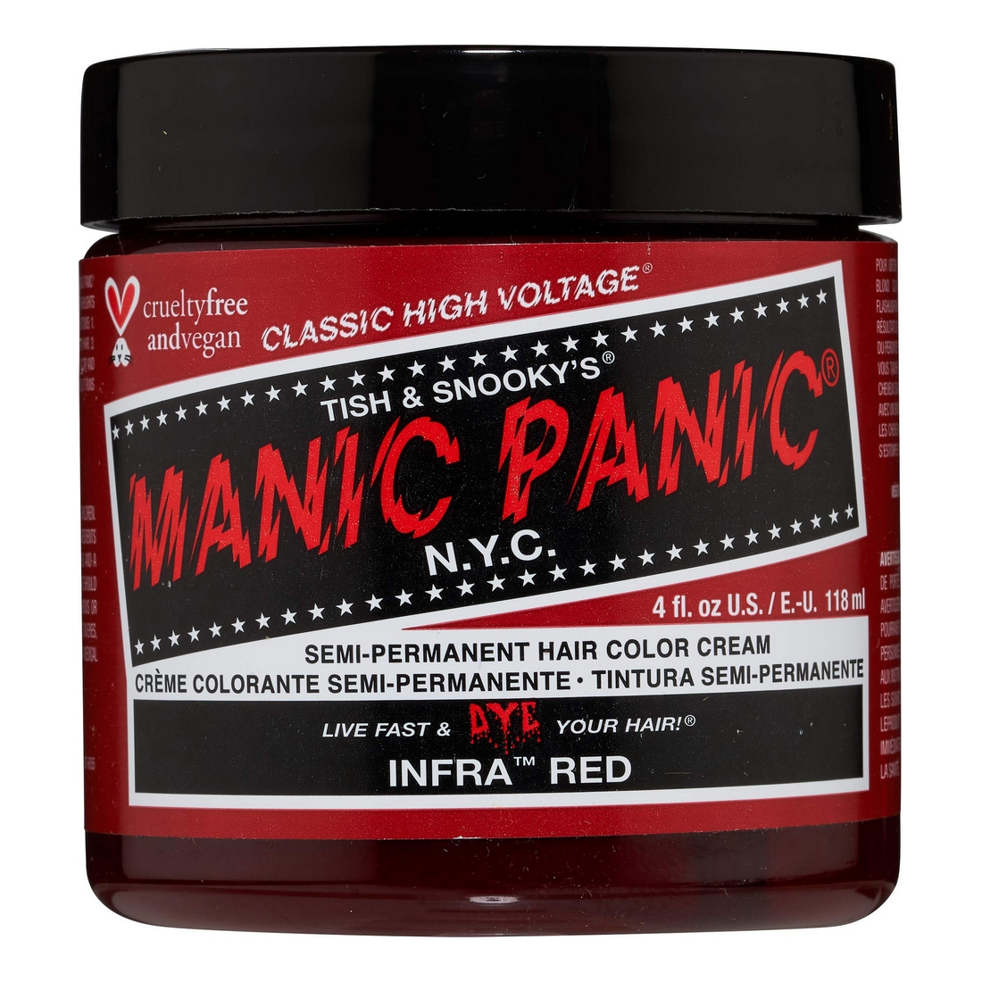 Vopsea Permanentă Classic Manic Panic ‎HCR 11016 Infra Red (118 ml)