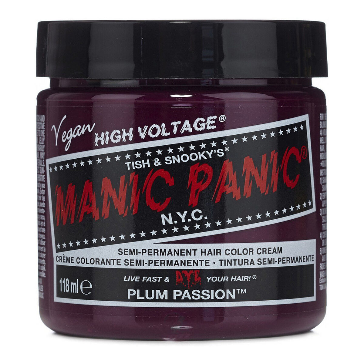 Vopsea Permanentă Classic Manic Panic ‎HCR 11021-2pk Plum Passion (118 ml)