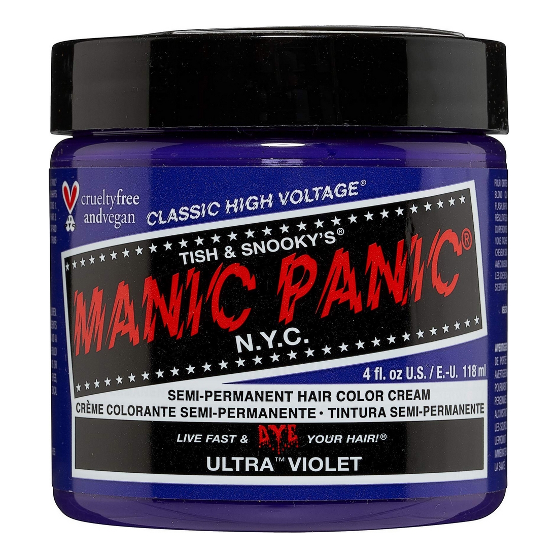 Vopsea Permanentă Classic Manic Panic Ultra Violet (118 ml)