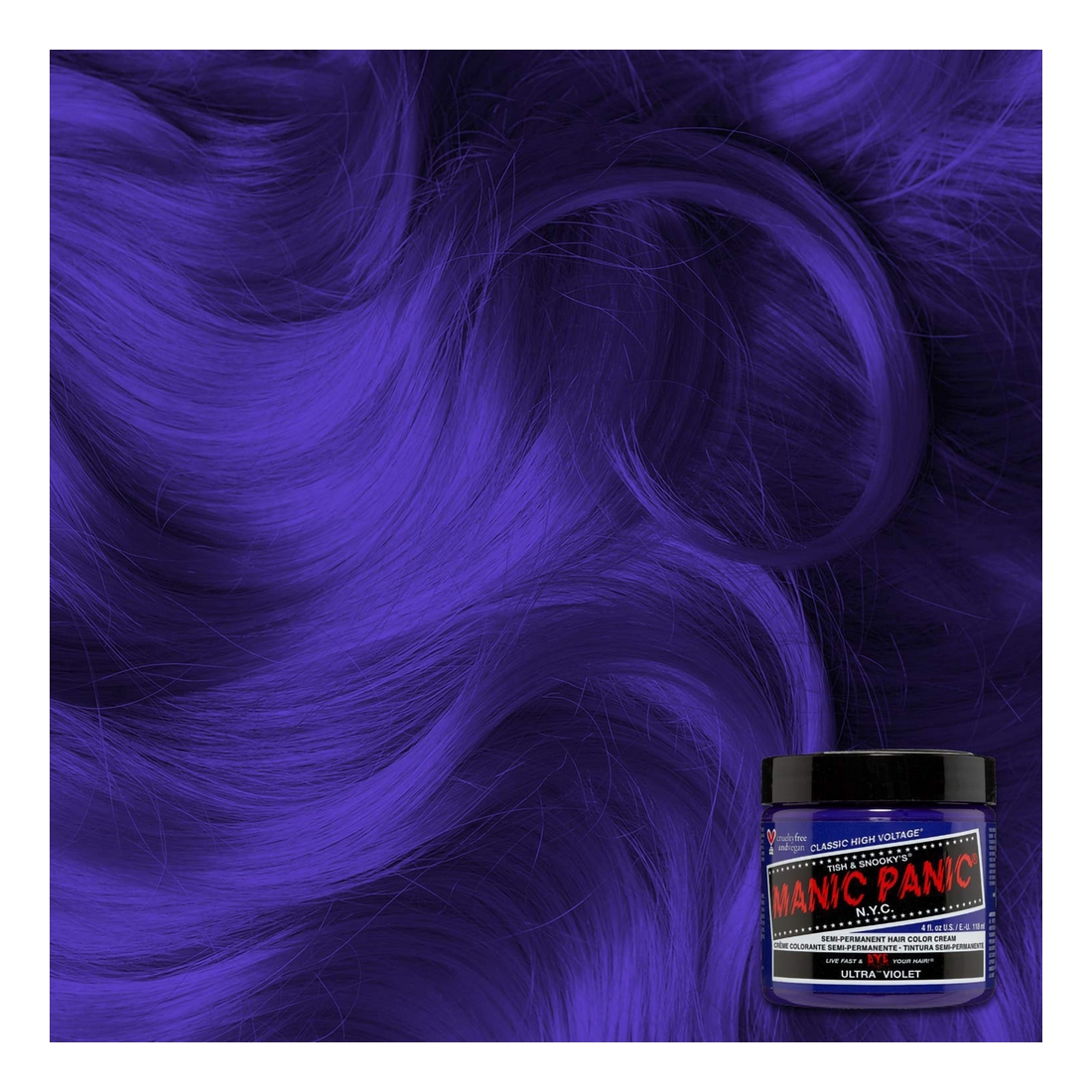 Vopsea Permanentă Classic Manic Panic Ultra Violet (118 ml)