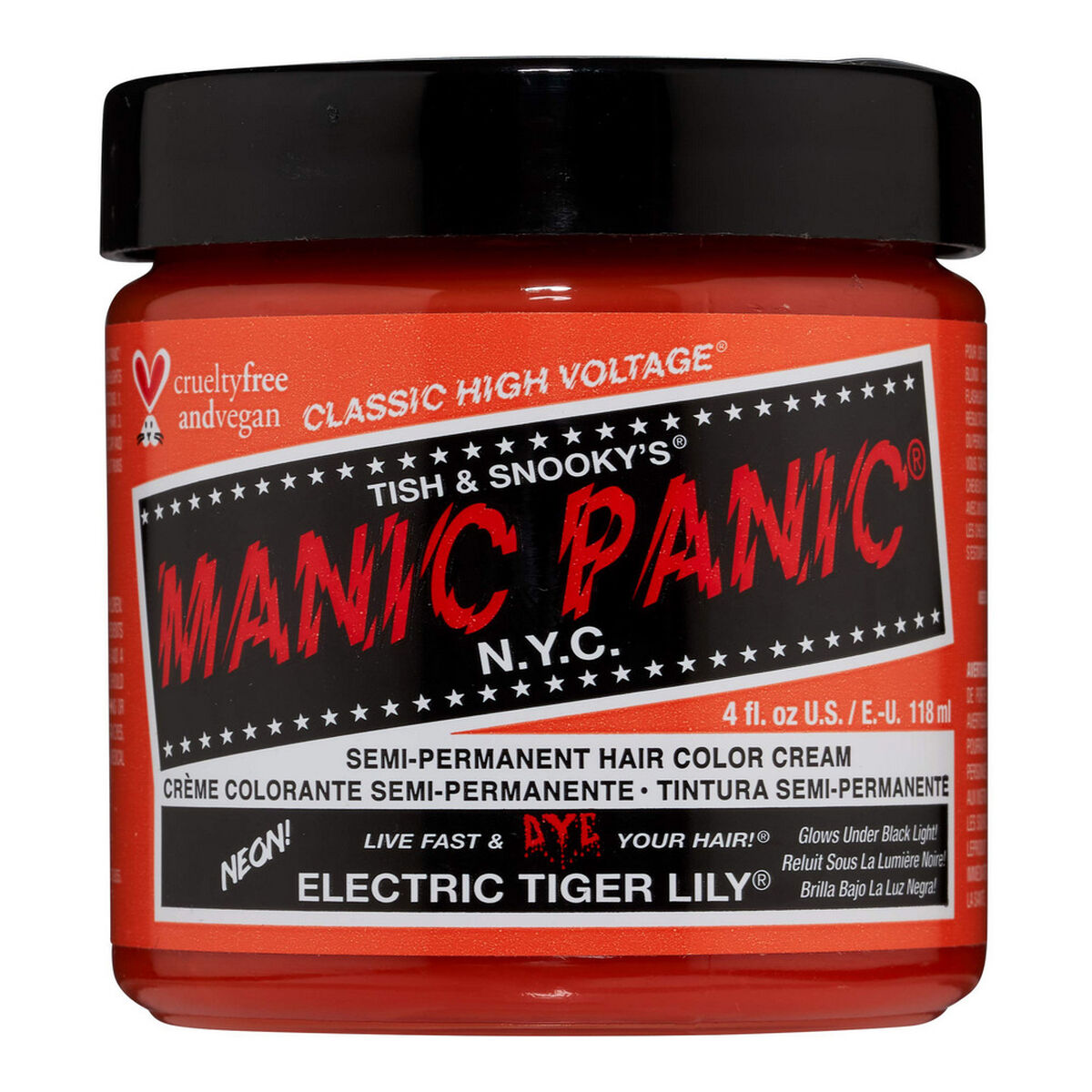 Vopsea Permanentă Classic Manic Panic Electric Tiger Lily (118 ml)