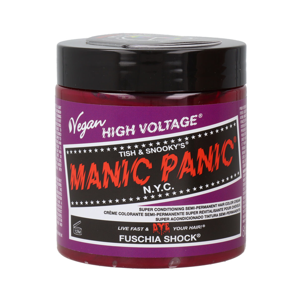 Pusiau laikinas dažas Manic Panic Panic High Fucsia Vegan (237 ml)