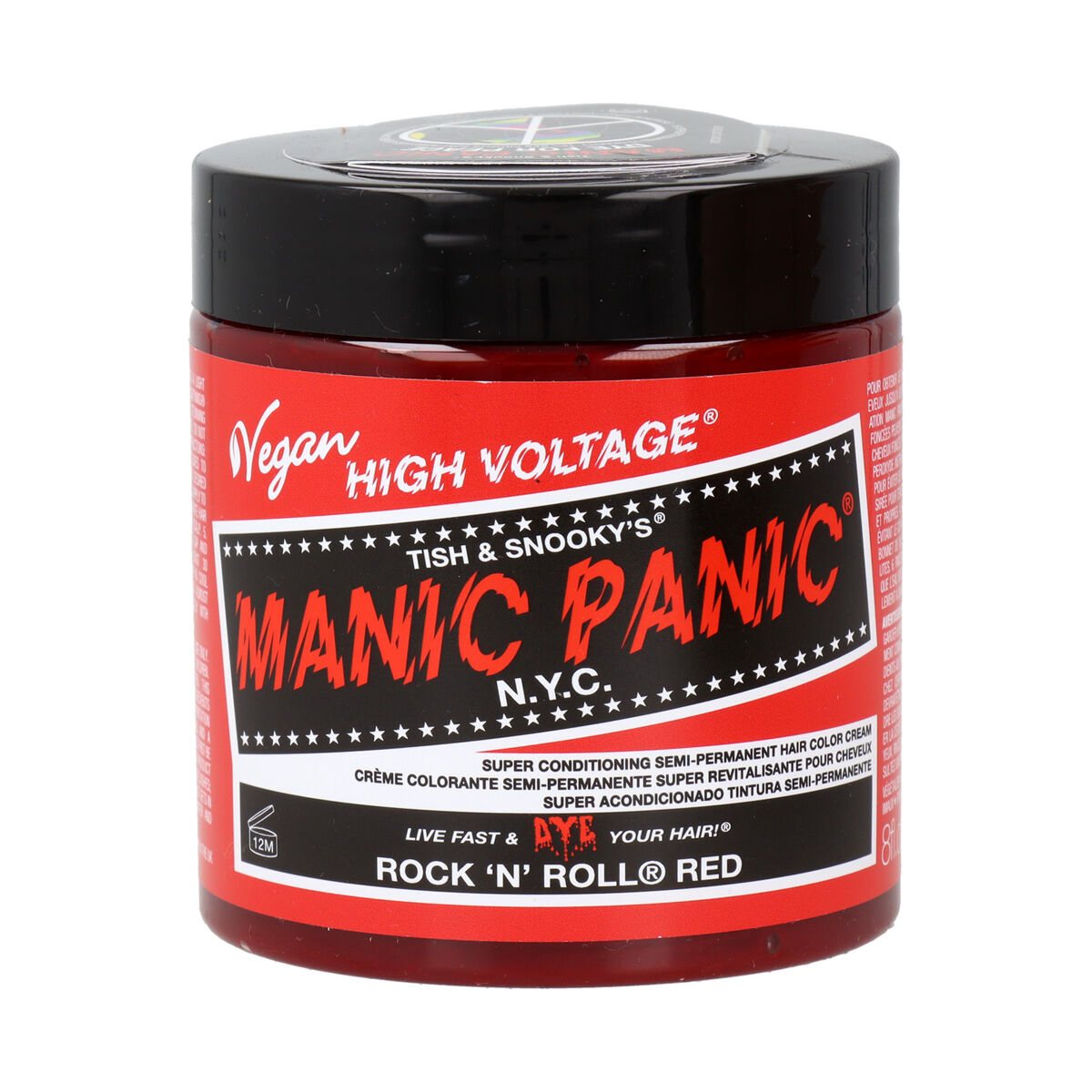Pusiau laikinas dažas Manic Panic Panic High Roșu Vegan (237 ml)