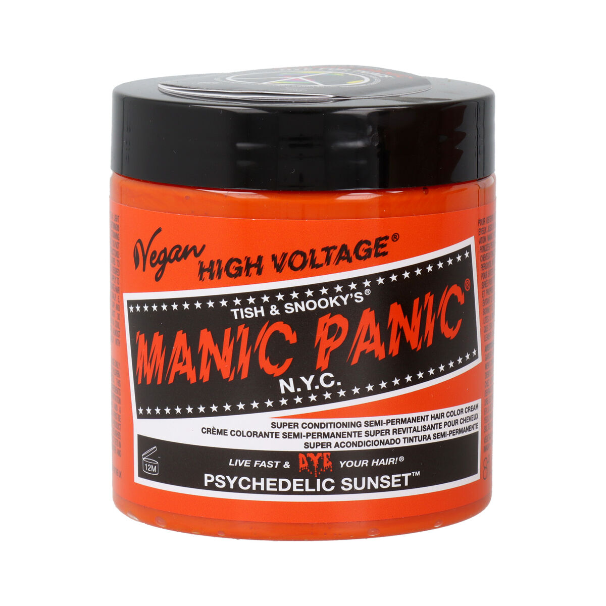 Pusiau laikinas dažas Manic Panic Panic High Portocaliu Vegan (237 ml)
