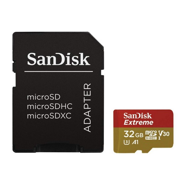 Card de Memorie Micro SD cu Adaptor SanDisk SDSQXA1-GN6AA C10 160 MB/s - Capacitate 32 GB