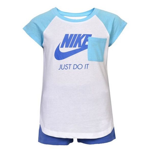 Sports Outfit for Baby Nike 919-B9A Albastru Alb - Mărime 24 Luni