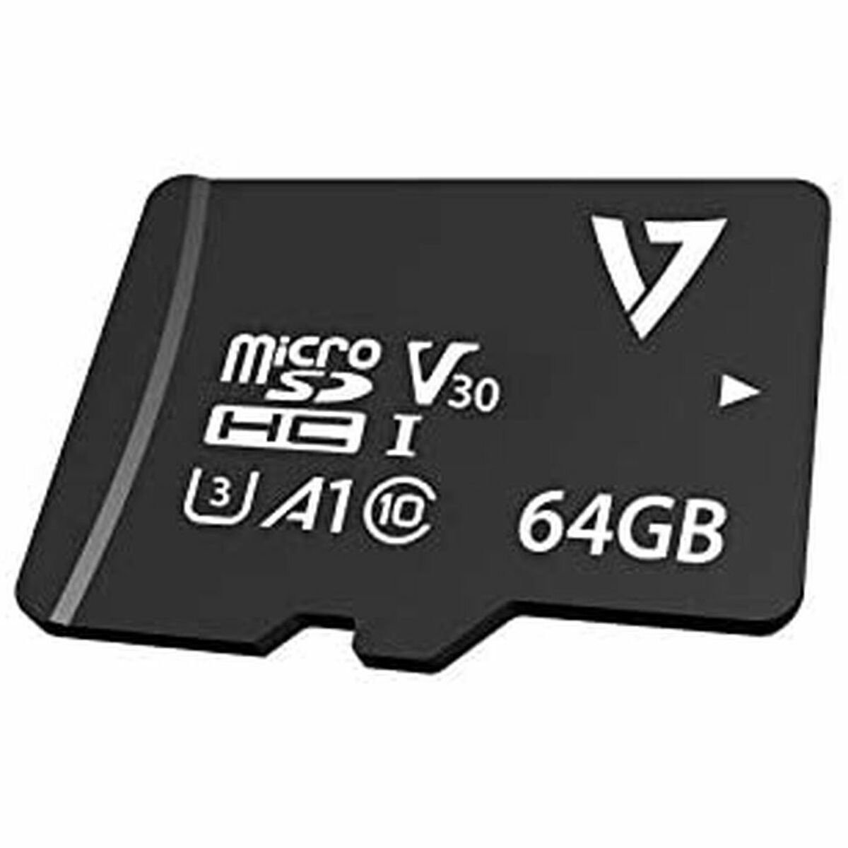 Card de Memorie Micro SD cu Adaptor V7 VPMD64GU3            64 GB