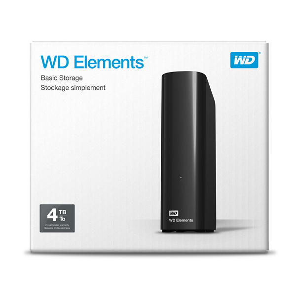 Hard Disk Western Digital WD Elements Desktop WDBWLG0040HBK 4 TB 3,5