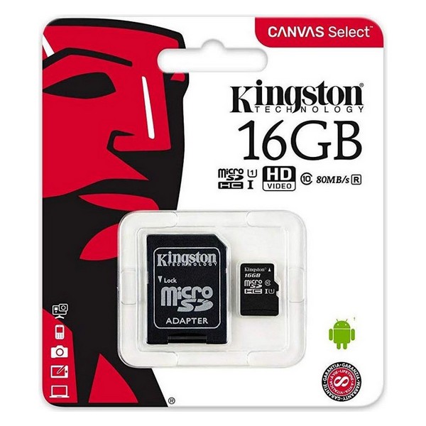 Card de Memorie Micro SD cu Adaptor Kingston SDCS2 100 MB/s exFAT - Capacitate 128 GB