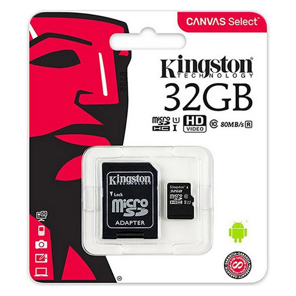 Card de Memorie Micro SD cu Adaptor Kingston SDCS2 100 MB/s exFAT - Capacitate 128 GB