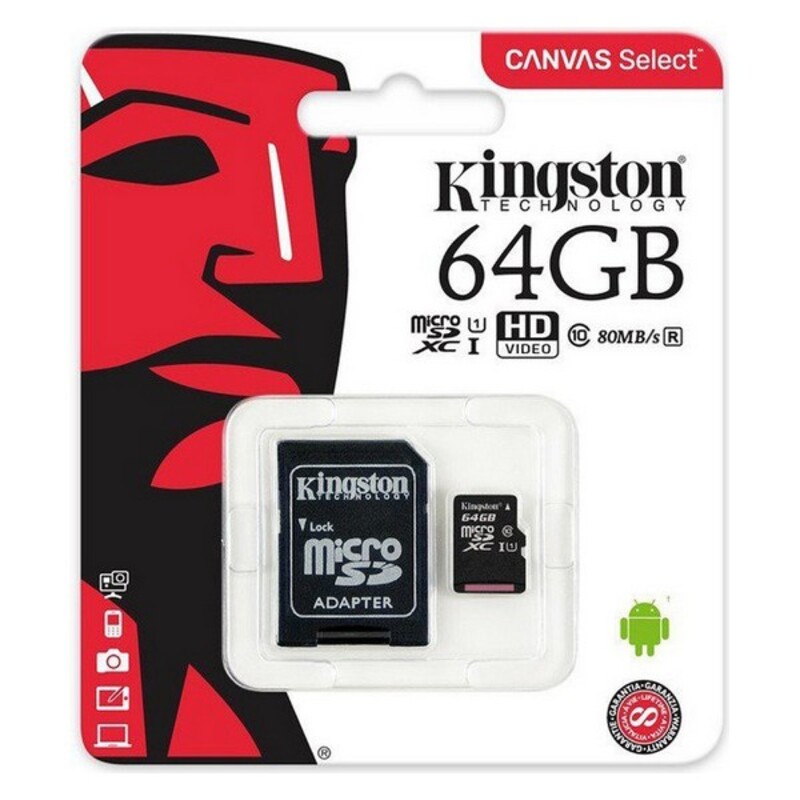 Card de Memorie Micro SD cu Adaptor Kingston exFAT - Capacitate 128 GB