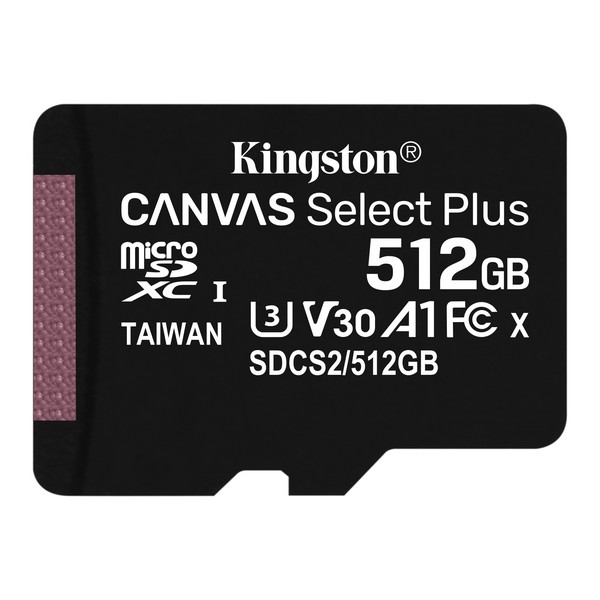 Card de Memorie Micro SD cu Adaptor Kingston SDCS2 100 MB/s - Capacitate 512 GB