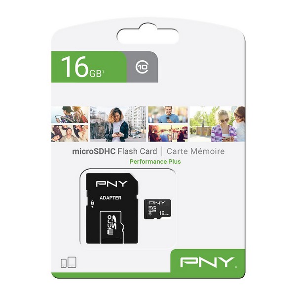 Card de Memorie Micro SD cu Adaptor PNY Performance Plus C10 - Capacitate 64 GB