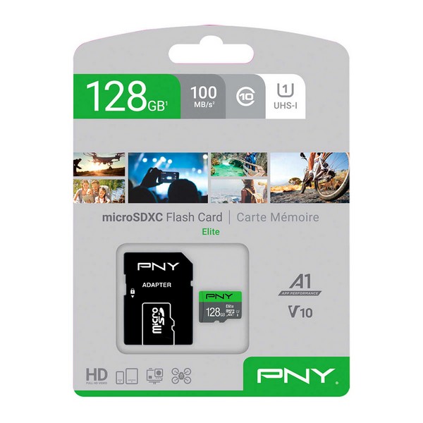 Card de Memorie Micro SD cu Adaptor PNY Elite C10 - Capacitate 256 GB